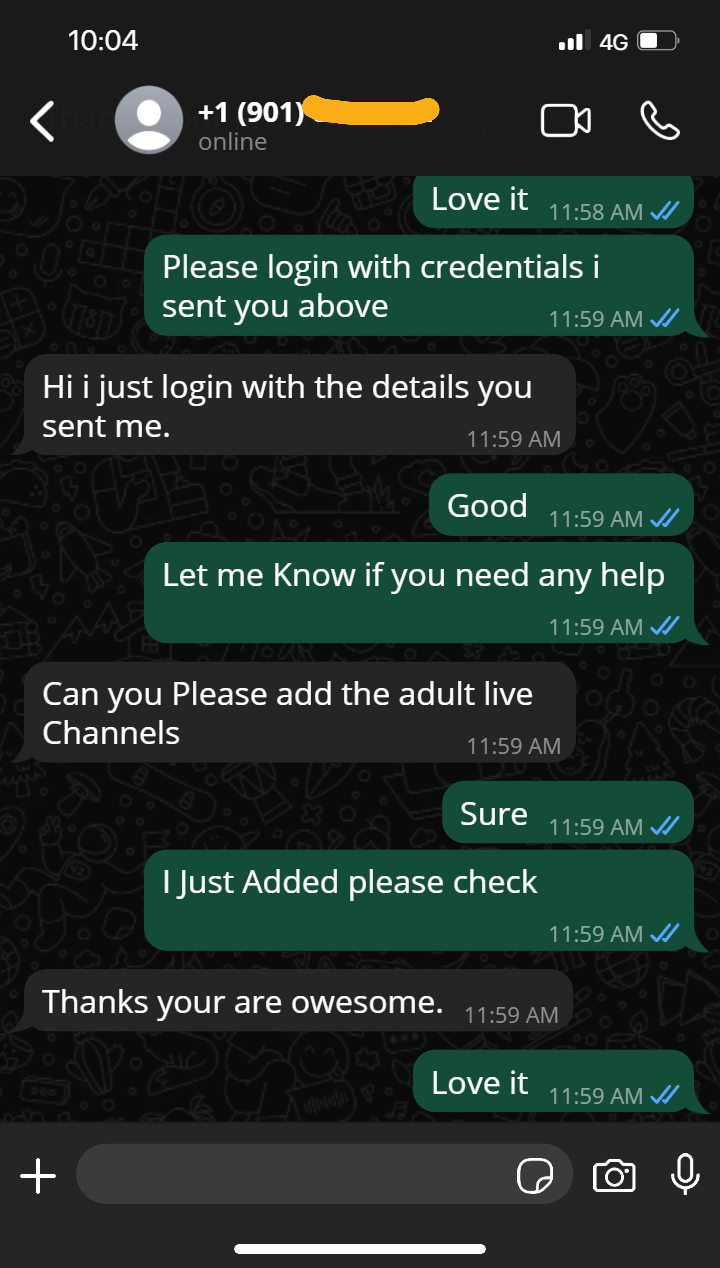 customer feedback trex IPTV