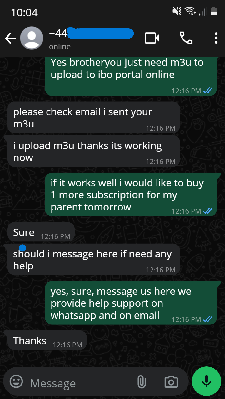 customer feedback trex IPTV