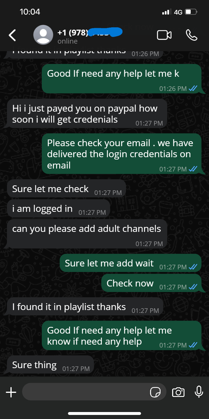 customer feedback trex IPTV