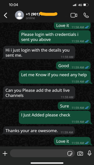 customer feedback trex IPTV